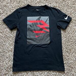 Nike Russell Wilson Boys Graphic Shirt Youth M 10-12 Black Red 3Brand Collection